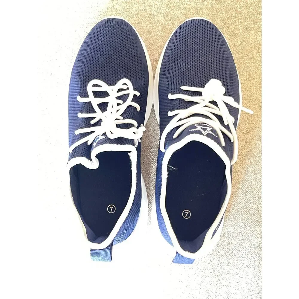 DALLAS COWBOYS NFL MENS TEAM COLOR SNEAKERS SIZE 7
